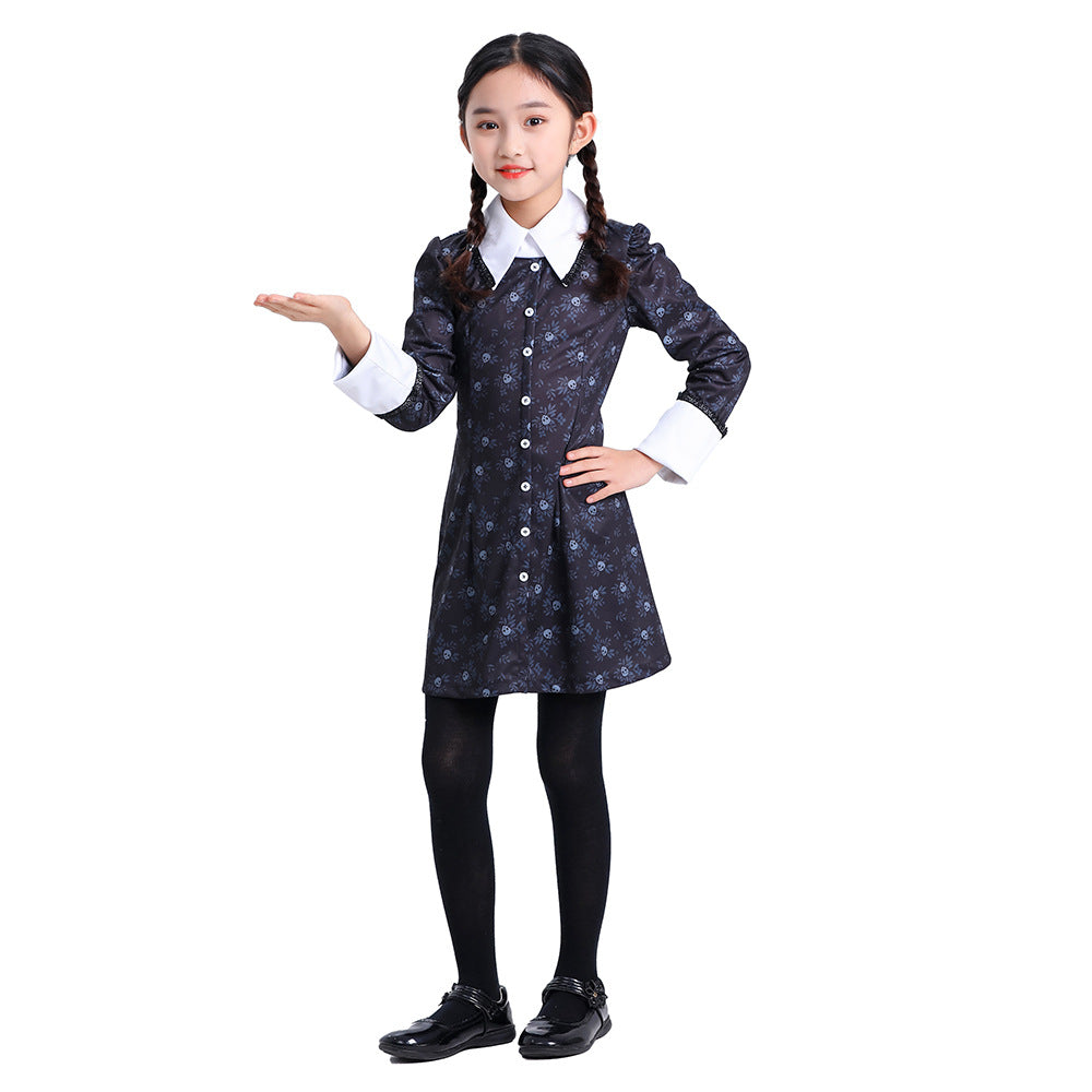 Children's floral dresses TV role-playing costumes for Halloween performances