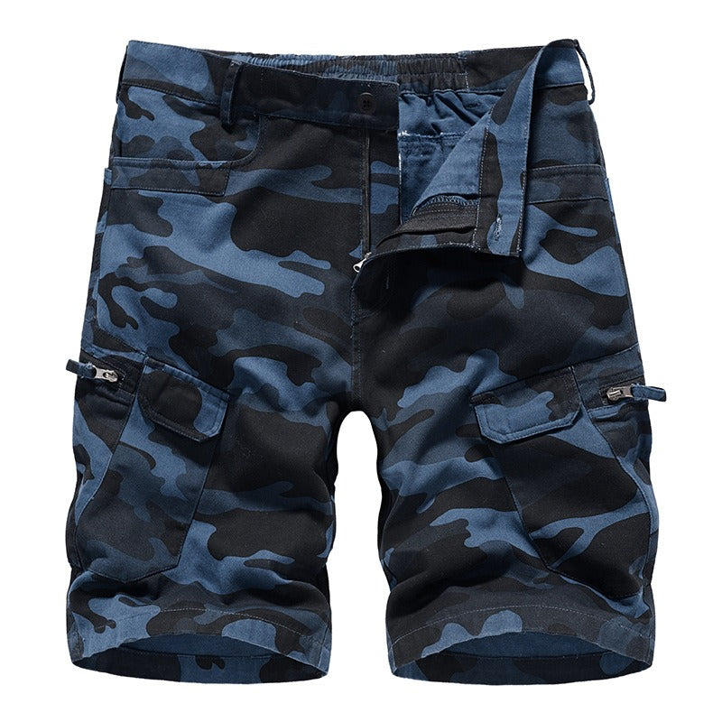 Camouflage Loose Cargo Capris
