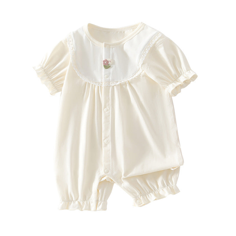 Cute Baby Romper Lightweight Short Sleeve Onesie Infant Clothes