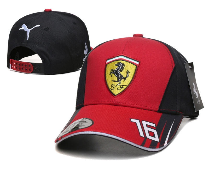 Embroidered Flat Brim Snapback Cap