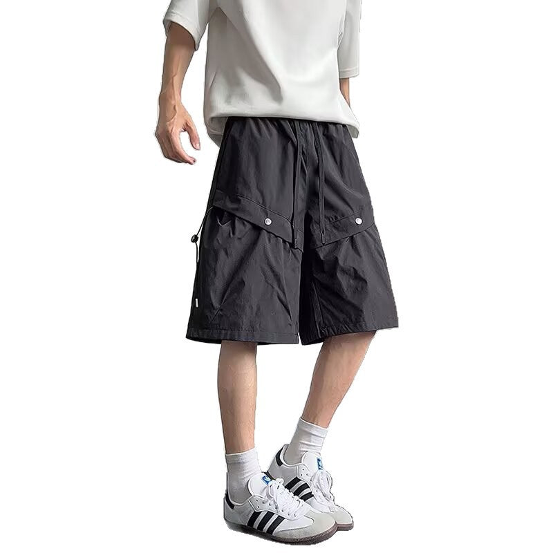 Purple Loose Beach Shorts