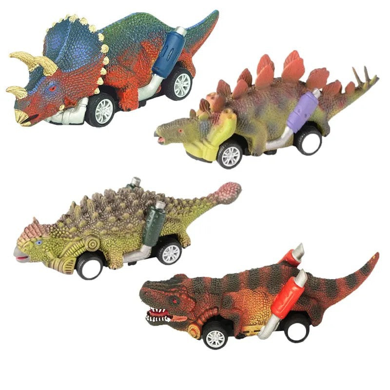 Pull-Back Dinosaur Toy Car