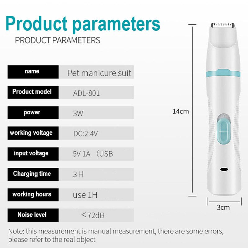 3-in-1 Pet Grooming Kit