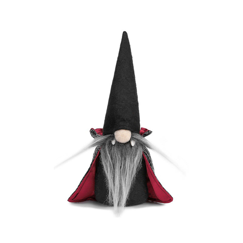 Halloween Festival Decorations Black Old Man Doll Faceless Doll Vampire Doll Decoration