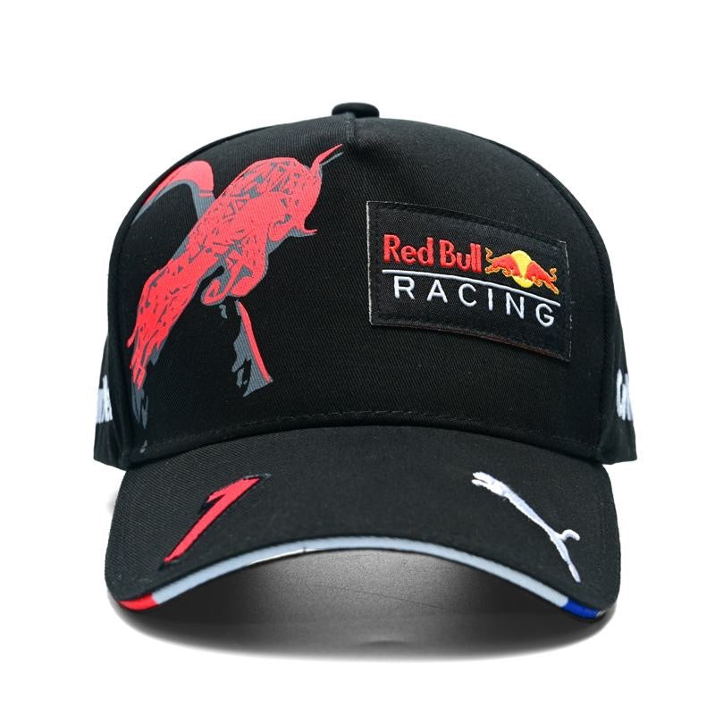 Embroidered Flat Brim Snapback Cap
