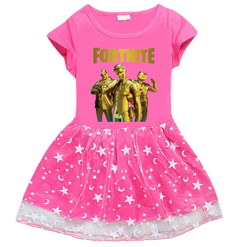 3D printed cotton dress for girls