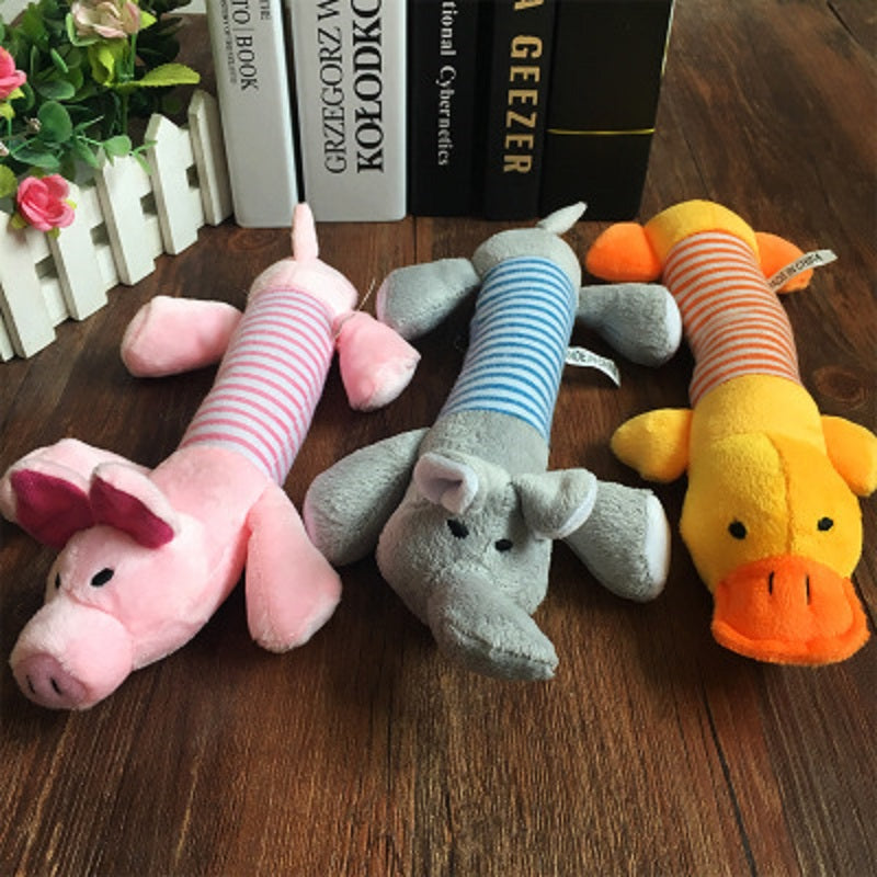 Squeaky Plush Dog Toys