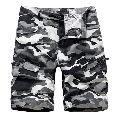 Camouflage Loose Cargo Capris