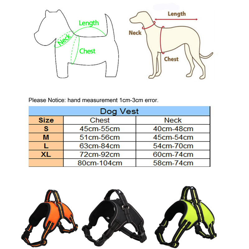 No-Pull Reflective Dog Harness