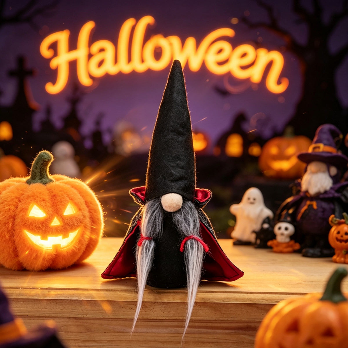 Halloween Festival Decorations Black Old Man Doll Faceless Doll Vampire Doll Decoration