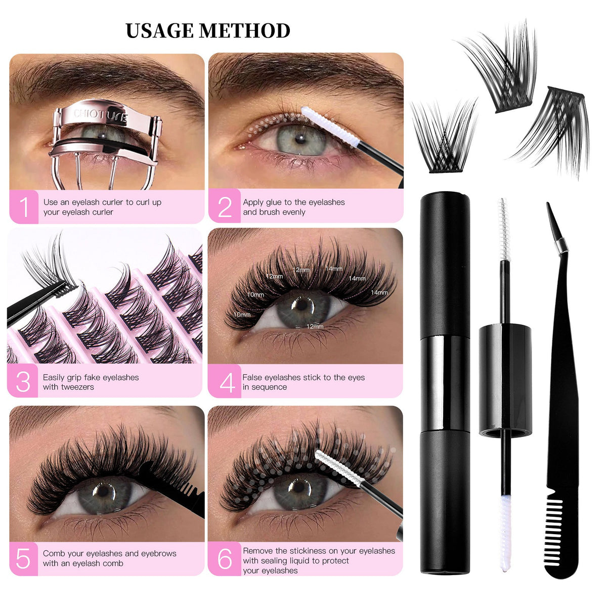DIY Lash Extension Cluster Kit