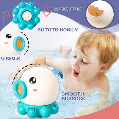 Spinning Octopus Bath Toy