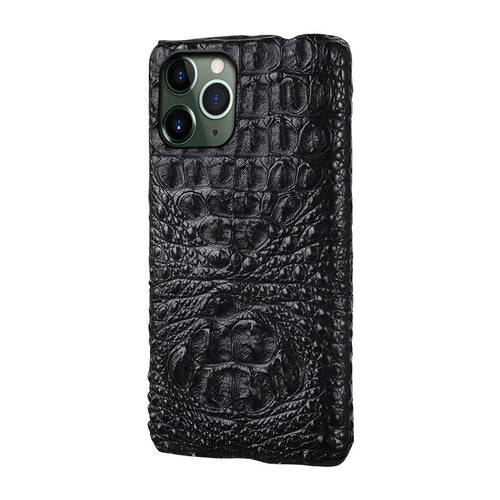 Applicable Apple 16 Phone Case Crocodile Leather iPhone 17 Pro Max Genuine Leather 15 Plus Case XS Max Protection