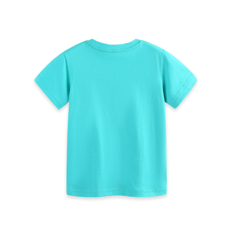 Boys' round neck T-shirt