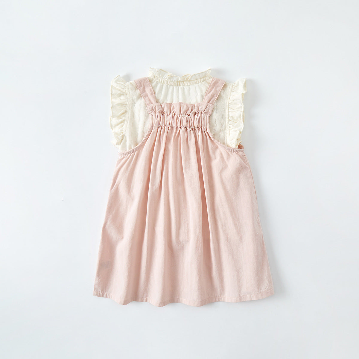 Pocket Overall Dress Set Summer Sleeveless Top and Skirt Two-Piece Outfit
