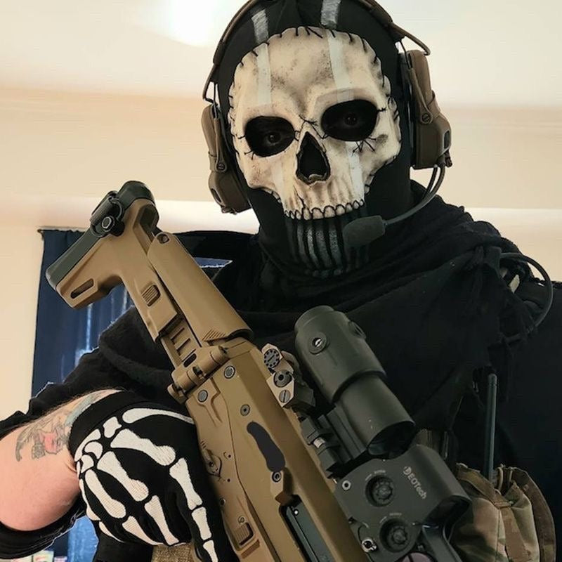 MWII Call of Duty Skull Mask Masks Masks Makeup Ball Games Tactical Masks Halloween Party Skull