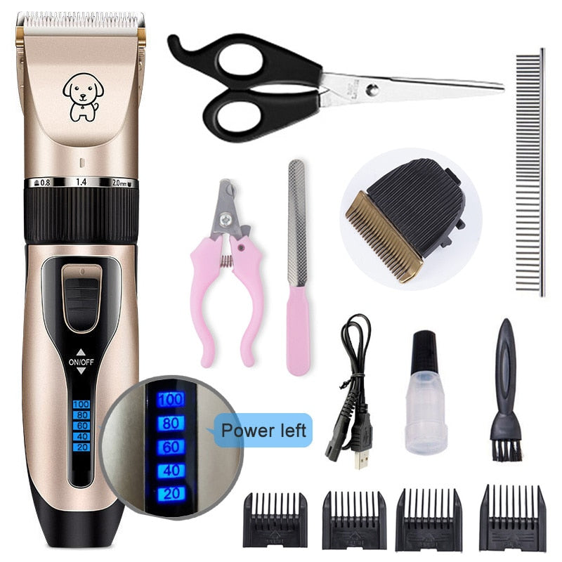 Rechargeable Low-Noise Pet Clipper