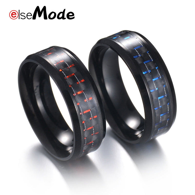 Carbon Fiber Titanium Steel Ring