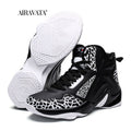 Sneakers Fashion Leather Basketball Shoes Men Comfortable Casual Sports Trainers Non-slip Wear-resisitant