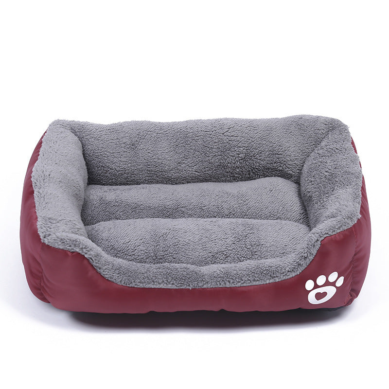 Waterproof Fleece Pet Bed