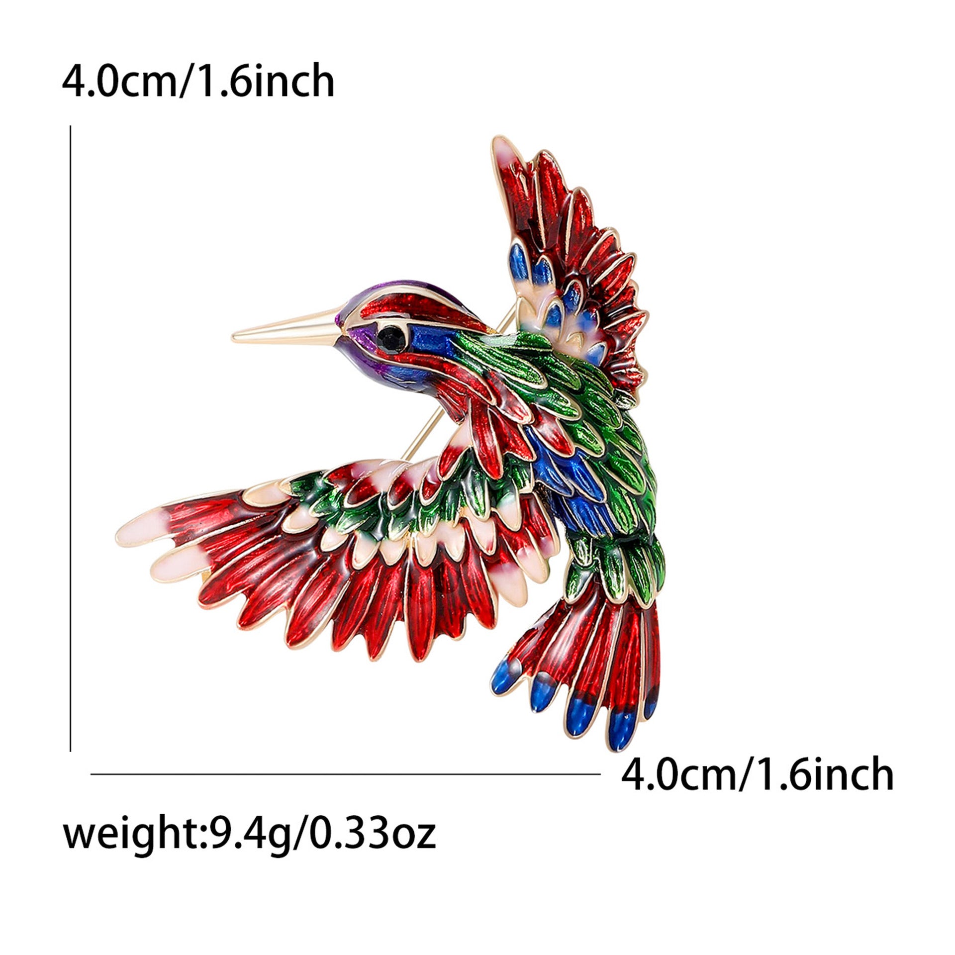Bird brooch for ladies