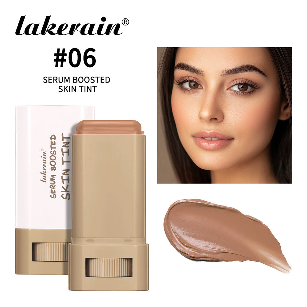 Lakerain Makeup Stick with Color Solid Essence, Long-Lasting Moisturizing Smooth Natural Bare Makeup Concealer Highlighter