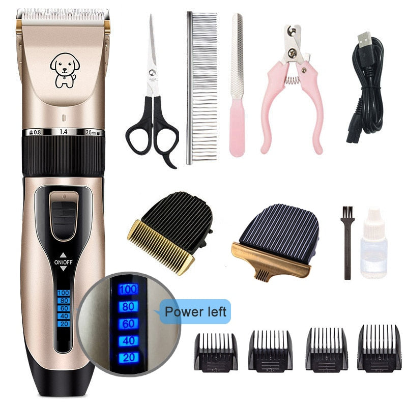 Rechargeable Low-Noise Pet Clipper
