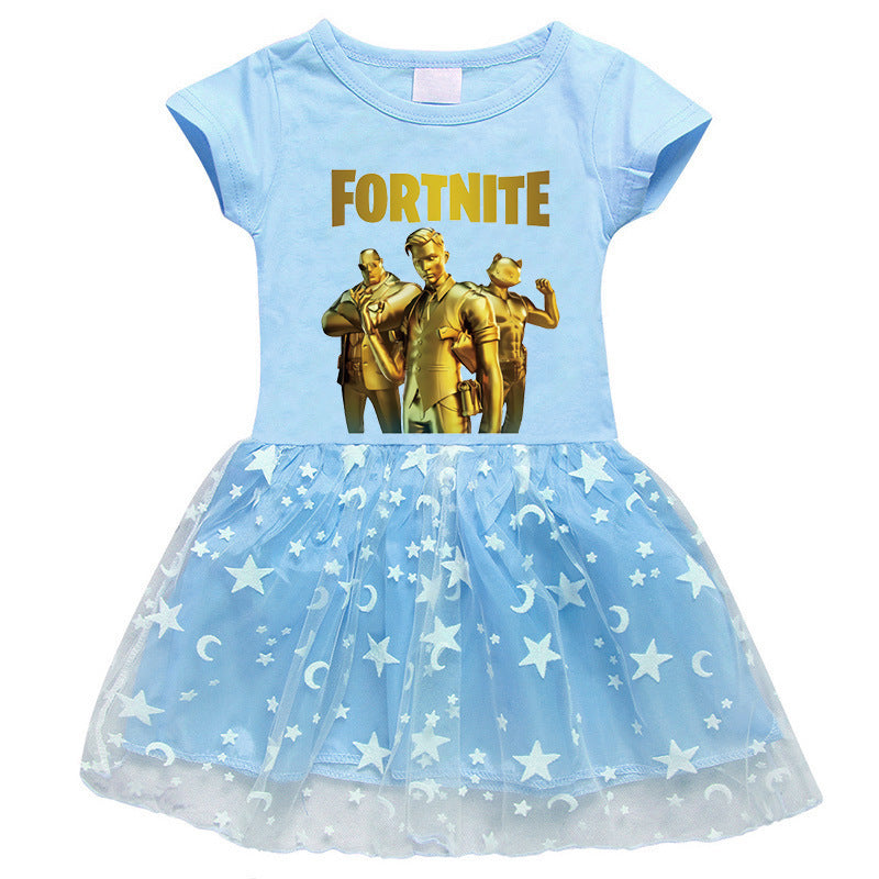 3D printed cotton dress for girls