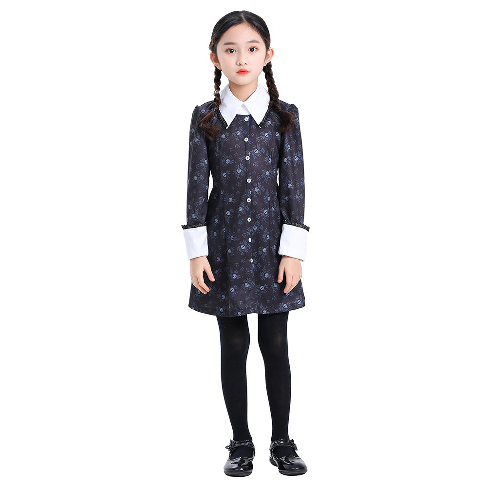 Children's floral dresses TV role-playing costumes for Halloween performances