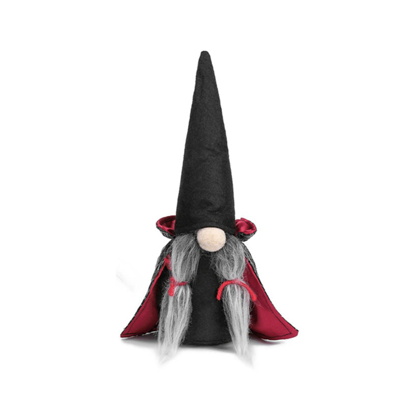 Halloween Festival Decorations Black Old Man Doll Faceless Doll Vampire Doll Decoration
