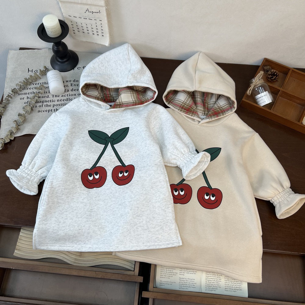 Cute Cherry Casual Dress for Women's Treasures