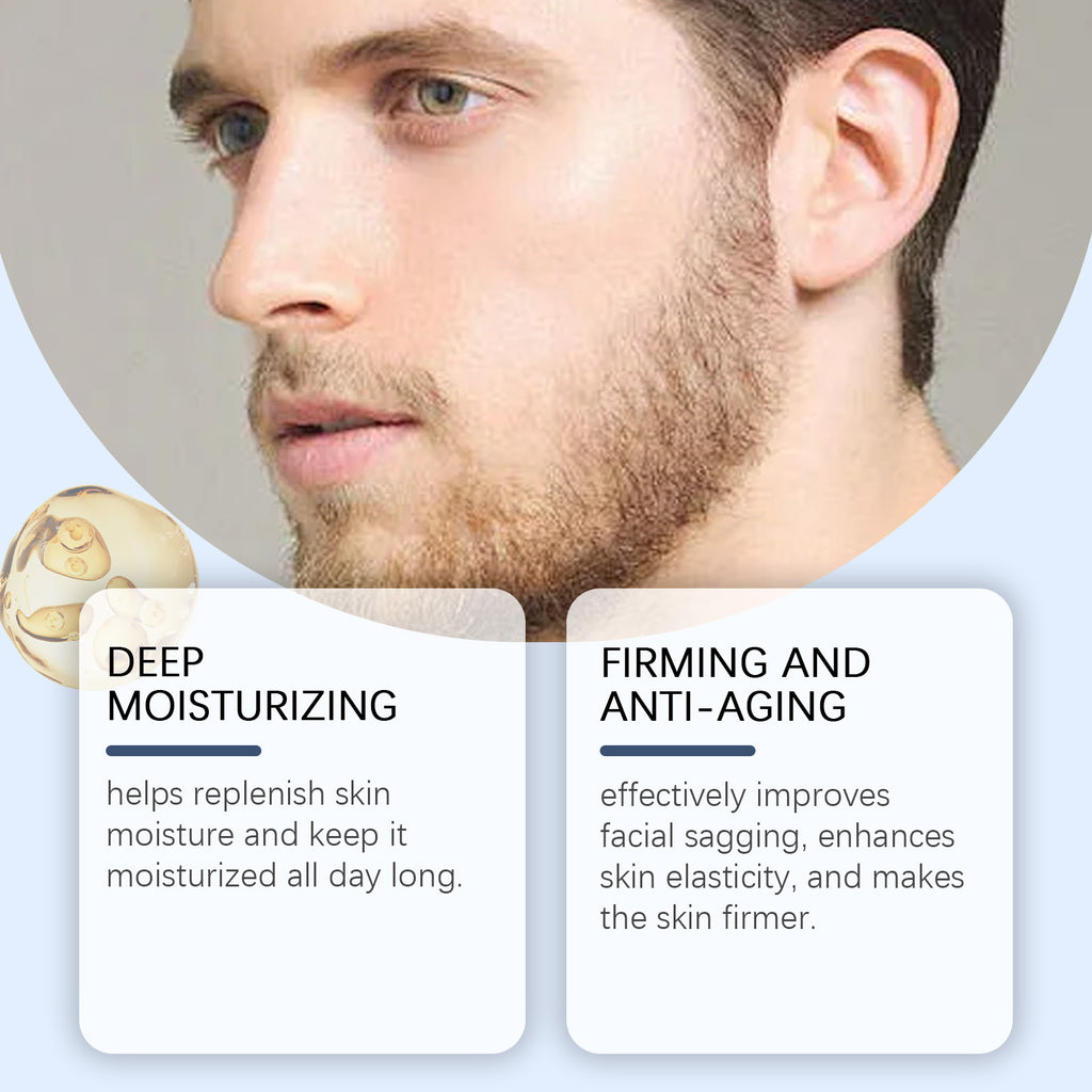 East Moon Men's Facial Moisturizer Hydrating Moisturizing Tender Skin Brightening Face Care Moisturizing Cream