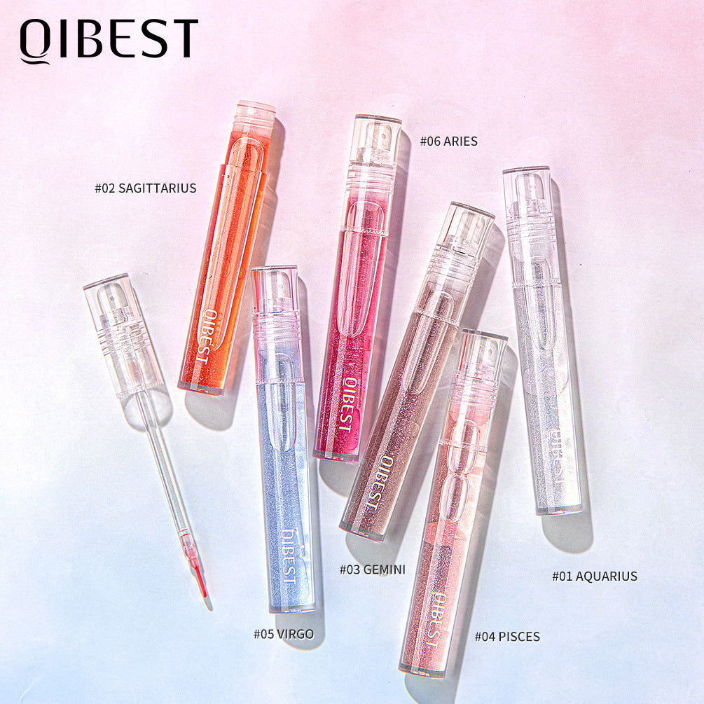 QIBEST Glass Shine Lip Gloss