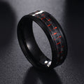 Carbon Fiber Titanium Steel Ring