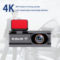 Mobile Internet WIFI version CAR DVR 1.97 inch driving recorder 4K high-definition dual recording parking