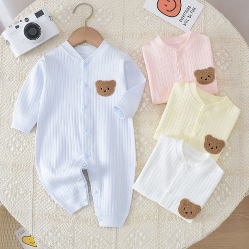 Baby Clothes  Newborn Boy Girl Long Sleeve Onesie Bodysuit Sleepwear
