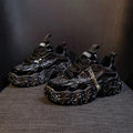 Sneakers Women Autumn Fashion Sequined Cloth Bling Breathable Round Toe Leisure Chunky Women Shoes Tenis Feminino TUINANLE