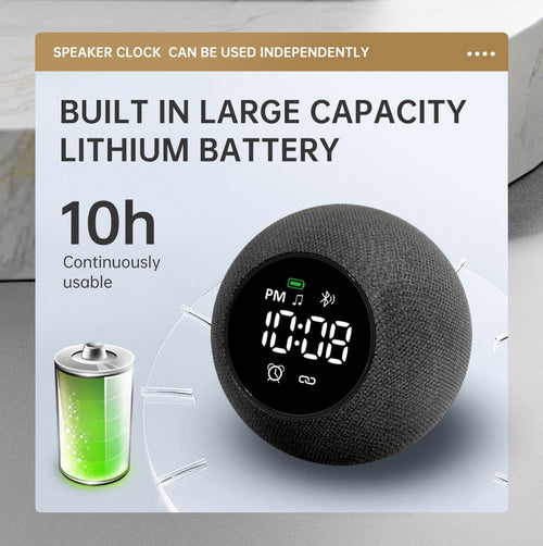 6-in-1 Wireless Charging Alarm Clock