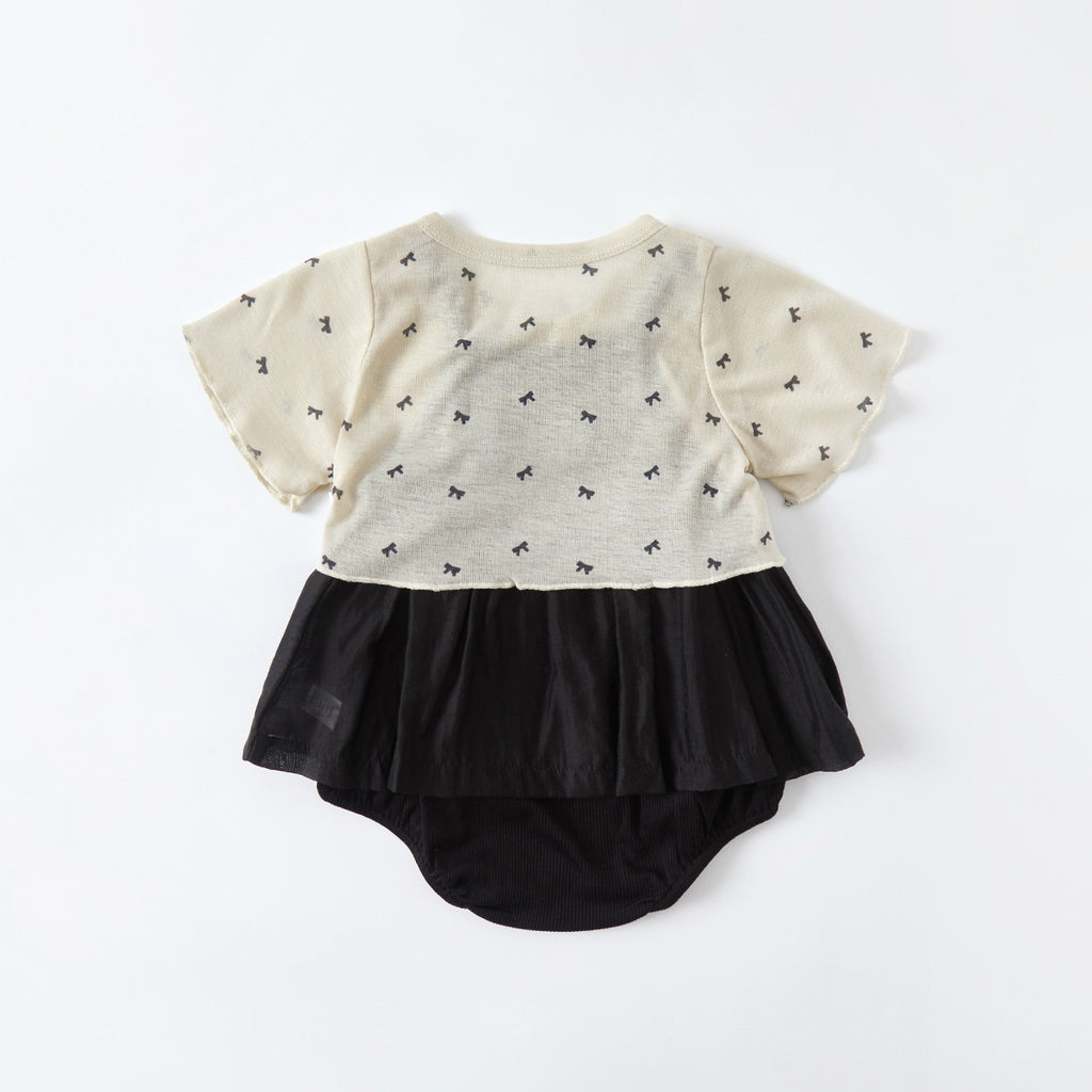 Outfit Lightweight Outerwear and Sleeveless Bodysuit Dress Two-Piece Set