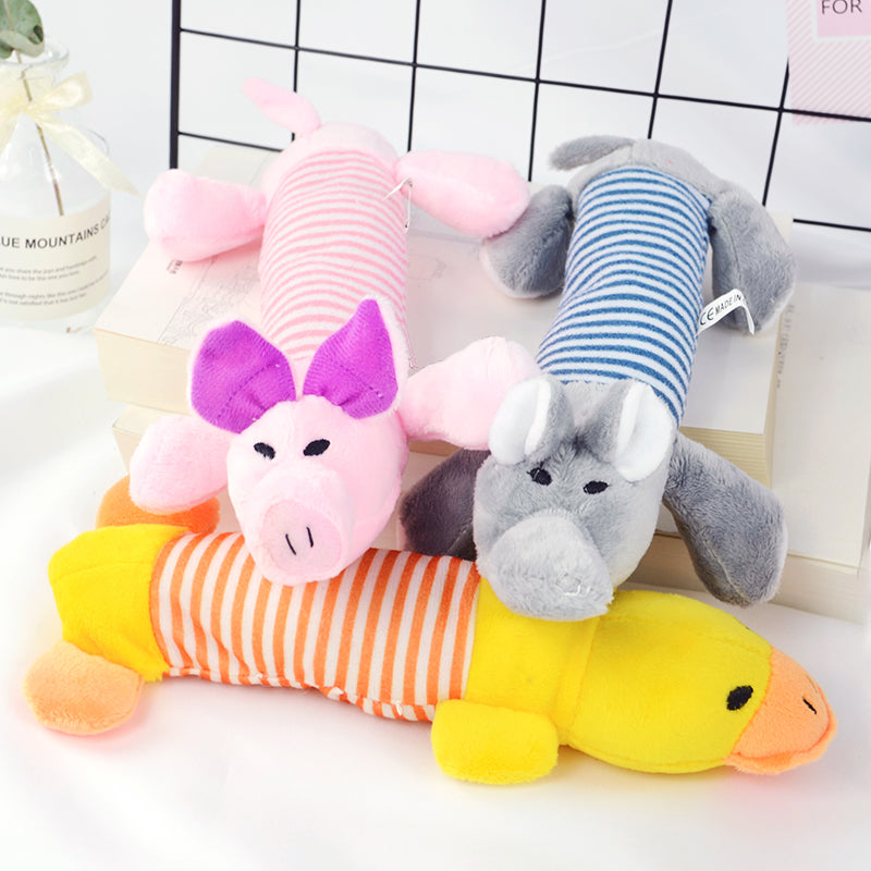 Squeaky Plush Dog Toys