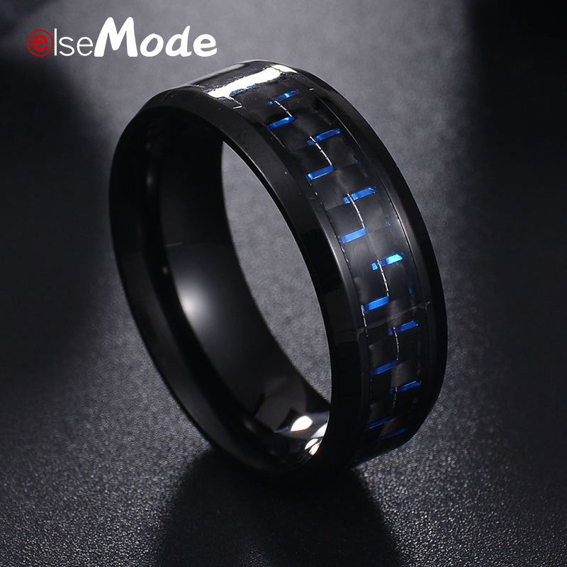 Carbon Fiber Titanium Steel Ring