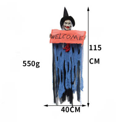 Halloween Hanging Ghost Haunted House Hanging Grim Reaper Cloaks Haunted Horror Props Home Door Bar Club Halloween Decorations