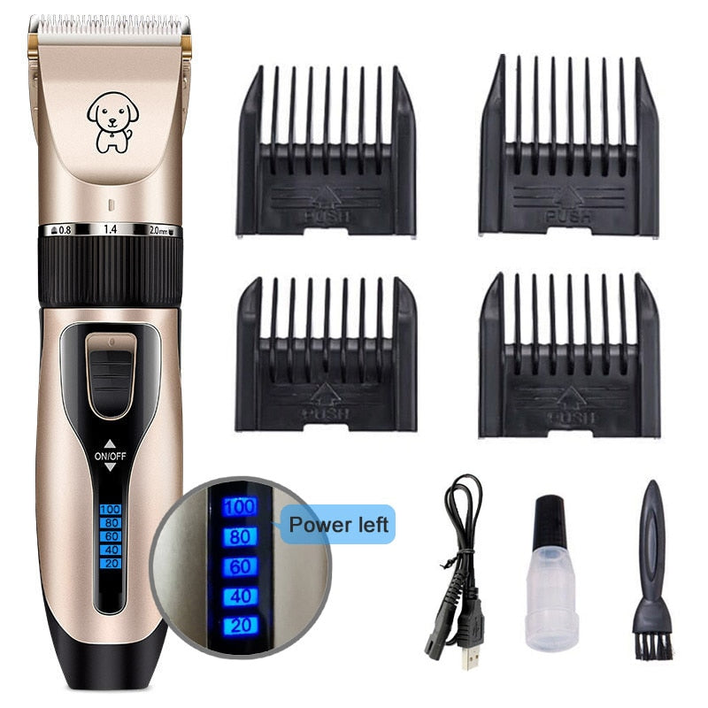 Rechargeable Low-Noise Pet Clipper