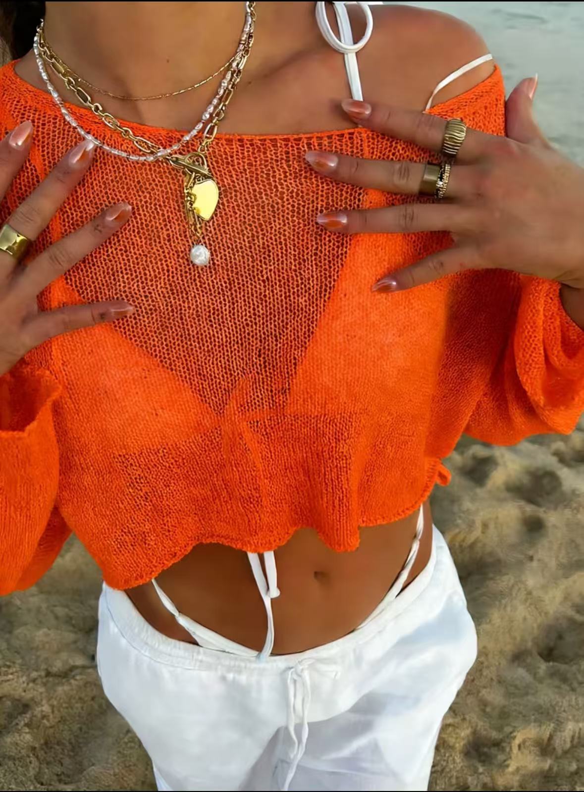 Knitted Beach Vacation Top