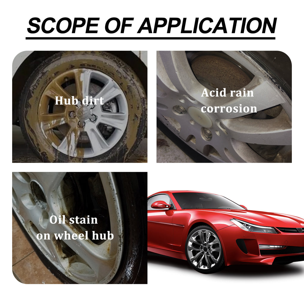 Rayhong Car Wheel Cleaner, Multi-Purpose Cleaning Agent for Wheel Rim Restoration and Stain Removal