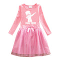 Children's cartoon cotton dress