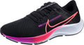 Nike Air Zoom Pegasus 38 Men's Running Sneakers - Black/Crimson - US 9.5