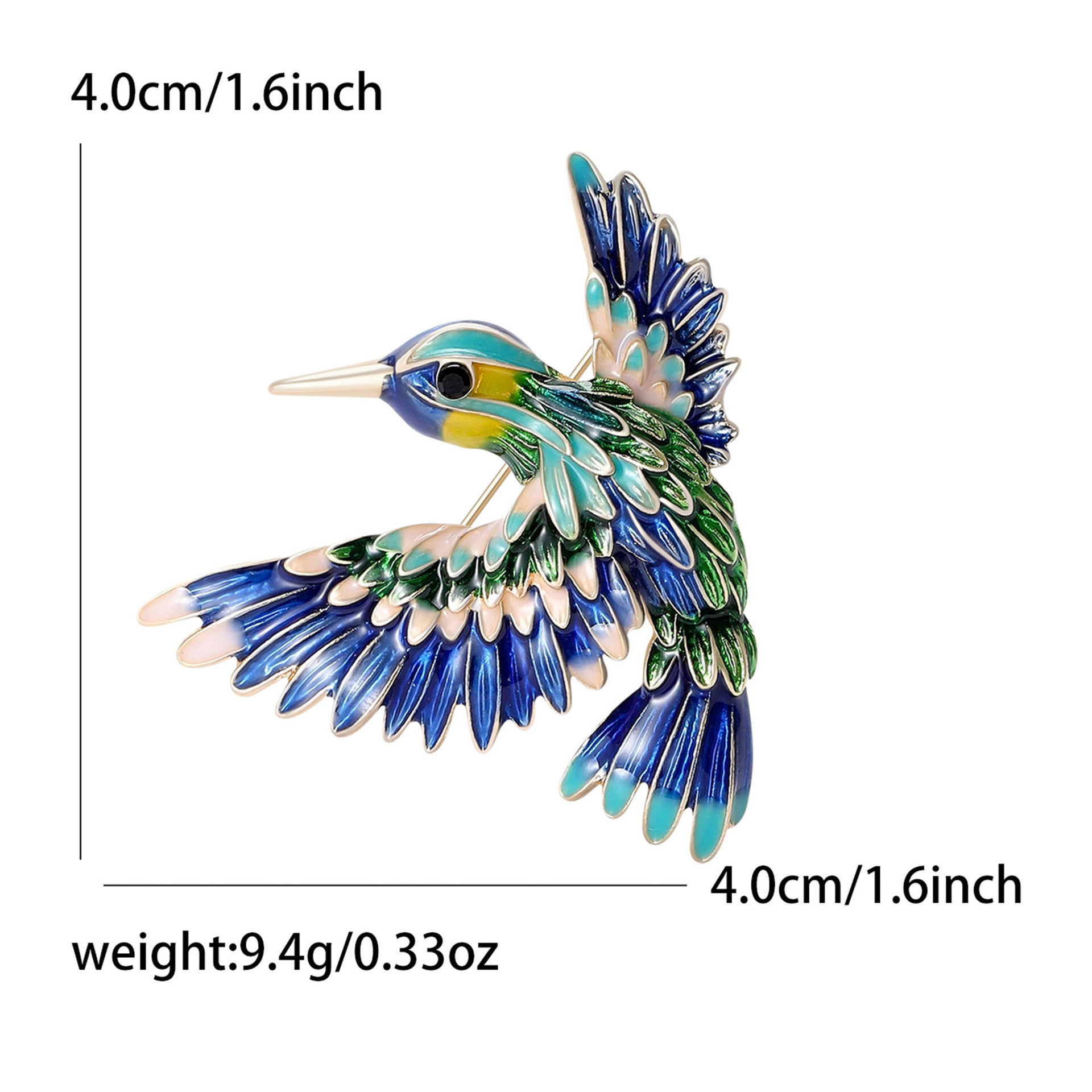 Bird brooch for ladies