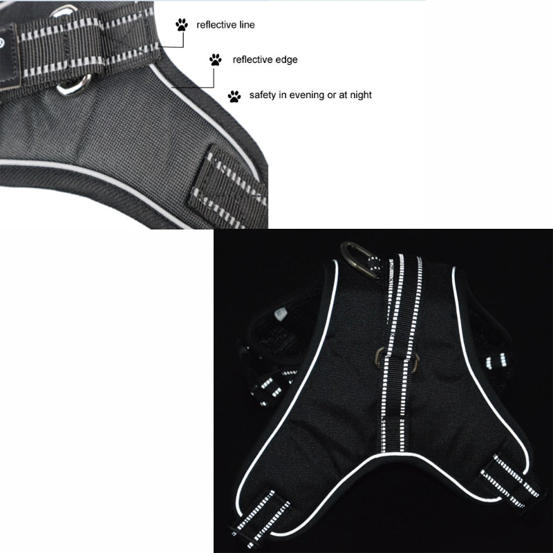 No-Pull Reflective Dog Harness
