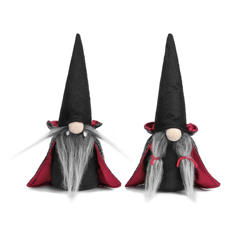 Halloween Festival Decorations Black Old Man Doll Faceless Doll Vampire Doll Decoration
